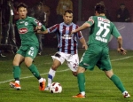 SPOR TOTO SÜPER LÝG\'ÝN 27. HAFTASINDA KENDÝ SAHA VE SEYÝRCÝSÝ ÖNÜNDE KONYASPOR\'U KONUK EDEN TRABZONSPOR KARÞILAÞMANIN ÝLK YARISINI 1-0 ÖNDE KAPADI. (GÖKMEN ÞAHÝN/TRABZON-ÝHA)