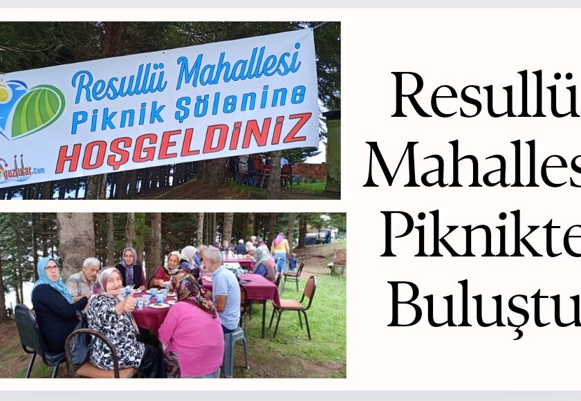 Resullü Mahallesi Piknik’de Buluştu