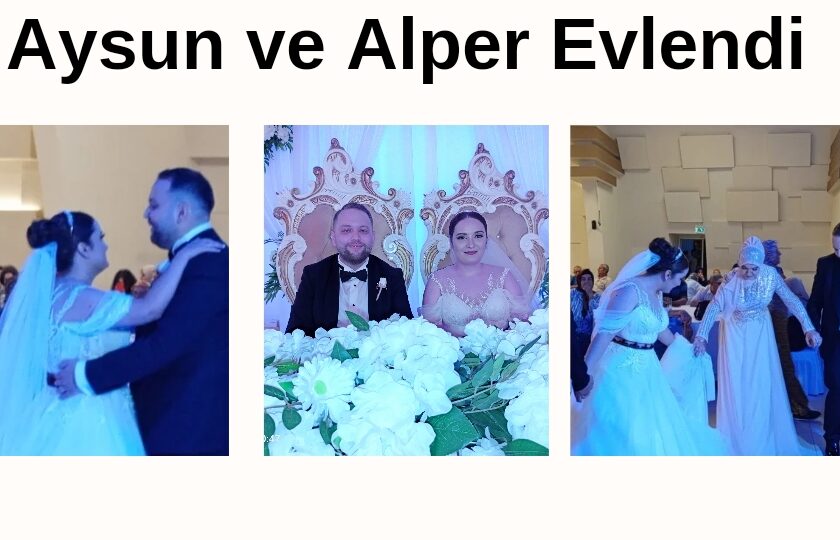 Aysun ve Alper Evlendi “Foto”