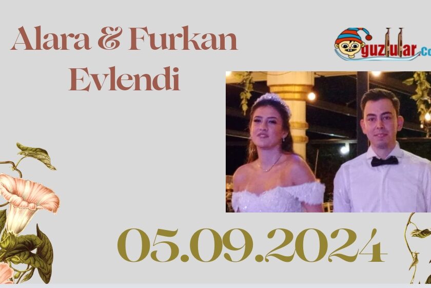 Alara ve Furkan Evlendi”Foto”