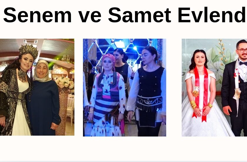 Senem ve Samet Evlendiler